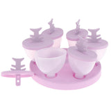 Max Ice Cream Mould Ice Pop Mold Yogurt Cube Lolly Popsicle DIY Purple