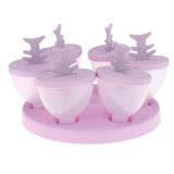 Max Ice Cream Mould Ice Pop Mold Yogurt Cube Lolly Popsicle DIY Purple