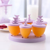 Max Ice Cream Mould Ice Pop Mold Yogurt Cube Lolly Popsicle DIY Purple