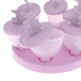 Max Ice Cream Mould Ice Pop Mold Yogurt Cube Lolly Popsicle DIY Purple