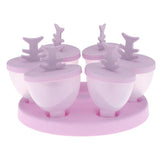 Max Ice Cream Mould Ice Pop Mold Yogurt Cube Lolly Popsicle DIY Purple