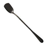 Max Long Handle Stainless Steel ice Scoop Coffee Dessert Spoon Ladle Black