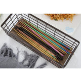 Max Stainless Long Chopsticks Metal Reusable Chopsticks Dinnerware Golden