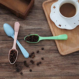 Max Seasoning Spoon Measuring Scoop with Coffee Bag Sealing Clip  Green