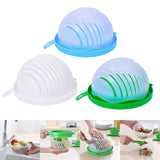 Maxbell 60 Second Salad Maker Cutter Bowl Cutter Slicer Healthy Salad Tool Green