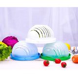 Maxbell 60 Second Salad Maker Cutter Bowl Cutter Slicer Healthy Salad Tool Green