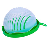 Maxbell 60 Second Salad Maker Cutter Bowl Cutter Slicer Healthy Salad Tool Green