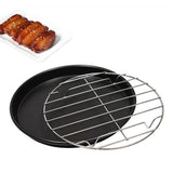 Max Stainless Steel Barbecue Grill Cooking Grill BBQ Replacement Round 20cm
