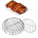 Max Stainless Steel Barbecue Grill Cooking Grill BBQ Replacement Round 20cm
