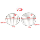 Max Stainless Steel Barbecue Grill Non Stick Cooking Replacement Round Dia25cm