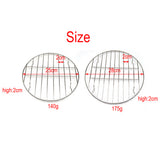 Max Stainless Steel Barbecue Grill Cooking Grill BBQ Replacement Round 28cm
