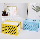 Max Tissue Box Holder, Retangular Napkin Holder Paper Case Dispenser Yellow S