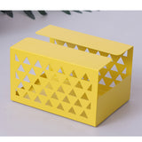 Max Tissue Box Holder, Retangular Napkin Holder Paper Case Dispenser Yellow S