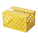 Max Tissue Box Holder, Retangular Napkin Holder Paper Case Dispenser Yellow S