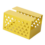 Max Tissue Box Holder, Retangular Napkin Holder Paper Case Dispenser Yellow S