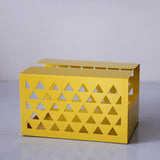Max Tissue Box Holder, Retangular Napkin Holder Paper Case Dispenser Yellow S