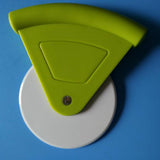 Maxbell Stainless Steel Pizza Cake Wheel Cutter Slicer Blade Food Cutter Green