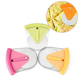 Maxbell Stainless Steel Pizza Cake Wheel Cutter Slicer Blade Food Cutter Green