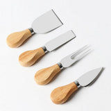 Maxbell Cheese Handle Set Cheese Knives Stainless Steel Butter Fork Set