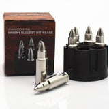 Maxbell Stainless Steel Whiskey Stones Rocks Cool Ice Cubes 6pcs A