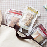 Max Bottle Design Candy Biscuit Seal Bags Ziplock Bag PE Red 3pcs