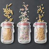 Max Bottle Design Candy Biscuit Seal Bags Ziplock Bag PE Red 3pcs