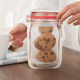 Max Bottle Design Candy Biscuit Seal Bags Ziplock Bag PE Red 3pcs
