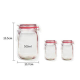 Max Bottle Design Candy Biscuit Seal Bags Ziplock Bag PE Red 3pcs