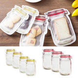 Max Bottle Design Candy Biscuit Seal Bags Ziplock Bag PE Red 3pcs