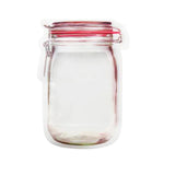 Max Bottle Design Candy Biscuit Seal Bags Ziplock Bag PE Red 3pcs