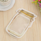 Max Bottle Design Candy Biscuit Seal Bags Ziplock Bag PE Yellow 4pcs