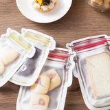 Max Bottle Design Candy Biscuit Seal Bags Ziplock Bag PE Yellow 4pcs