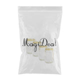 Max Bottle Design Candy Biscuit Seal Bags Ziplock Bag PE Yellow 4pcs