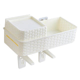 Max Multifunction Bathroom Kitchen Shelf Racks Organization Storage Holder White