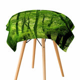Max Digital Printing Tablecloth Table Cover 140x140cm 3.Green jungle
