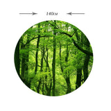 Max Digital Printing Tablecloth Table Cover 140x140cm 3.Green jungle