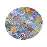 Max Digital Printing Tablecloth Table Cover 140x140cm 8.Bohemian grid