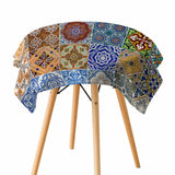 Max Digital Printing Tablecloth Table Cover 140x140cm 8.Bohemian grid