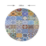 Max Digital Printing Tablecloth Table Cover 140x140cm 8.Bohemian grid