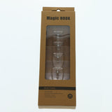 Max Traceless Wall Hook Adhesive Sticky Clothes Hanger 70x70mm Clear -6pcs