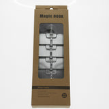 Max Traceless Wall Hook Adhesive Sticky Clothes Hanger 70x70mm Silver -6pcs
