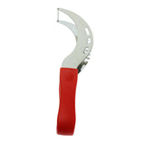 Maxbell Watermelon Melon Slicer Server Cutter Corer  Stainless Steel Tool Red