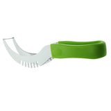 Maxbell Watermelon Melon Slicer Server Cutter Corer  Stainless Steel Tool Green
