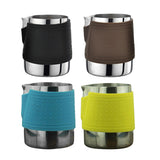 Maxbell Stainless Steel Coffee Milk Frothing Latte Mug Milk Espresso Frother Black
