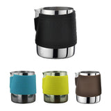Maxbell Stainless Steel Coffee Milk Frothing Latte Mug Milk Espresso Frother Black
