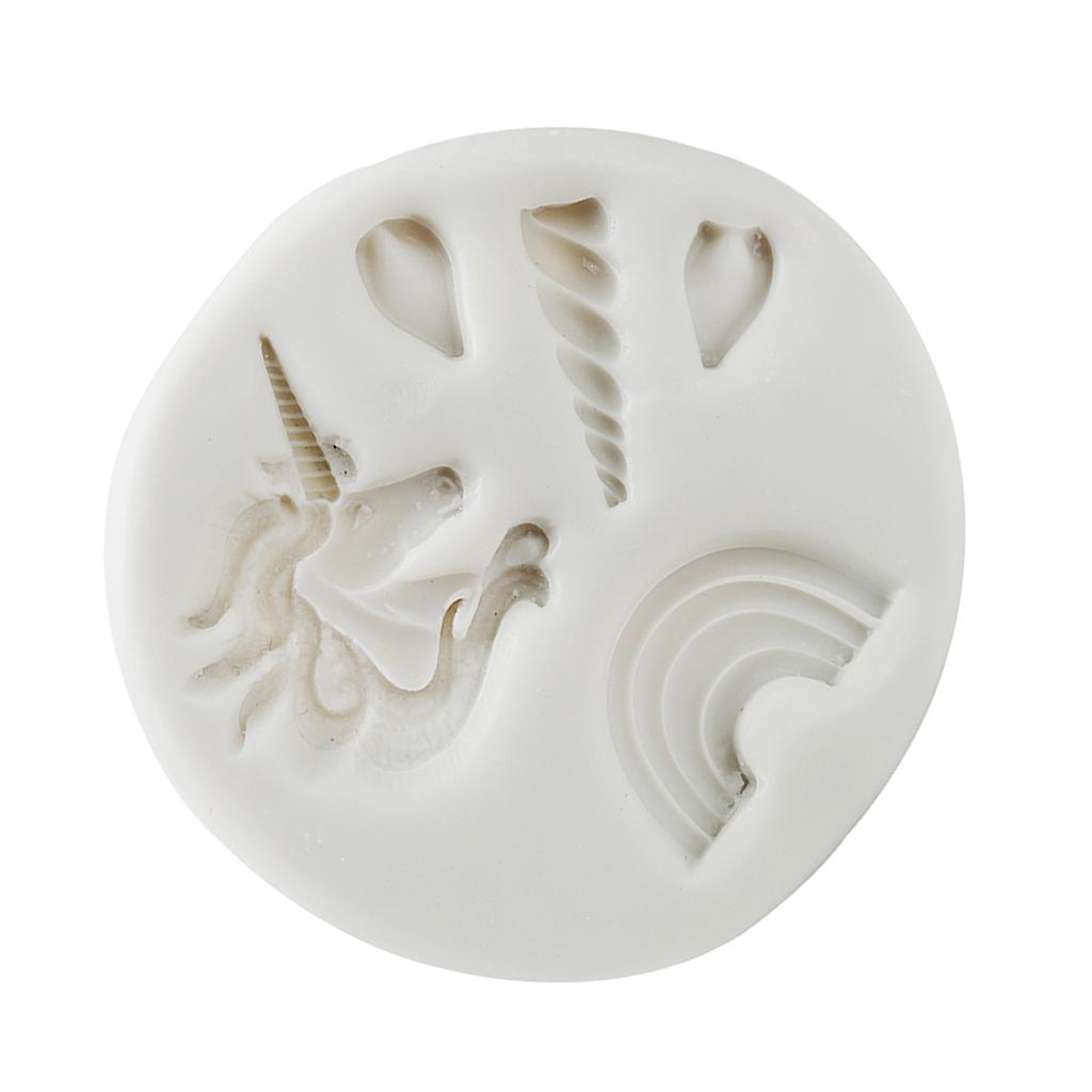 Maxbell  Unicorn Cake Mould Baking Molds Fondant Chocolate Cookies Baking Tool Head