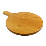 Max Bamboo Pizza Serving Tray Round Cutting Board Pan Kitchen Tool 9 inches