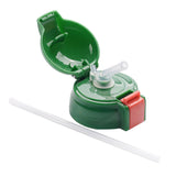 Maxbell Universal Drinking Cup Lid Child Sippy Cup Accessory Straw Cover Green