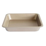 Maxbell  8inch Square Nonstick Toast Bread Pastry Pan Baking Mold Baking Tray Gold