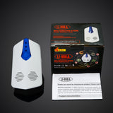 Maxbell Ultrasonic Pest Repeller Fly Bug Trap Mice Killer Insect Repellent EU Plug